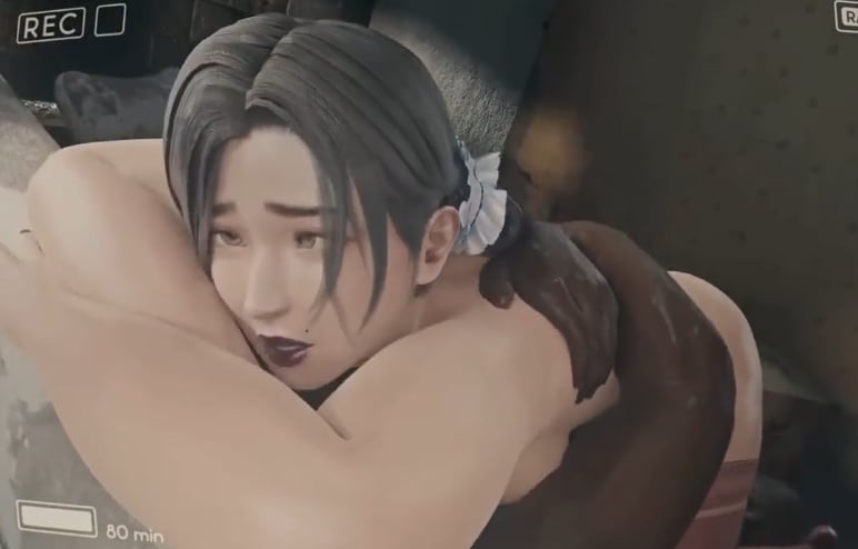 【3D】巨乳骚妇被男友兄弟的大黑屌激情狂操输出