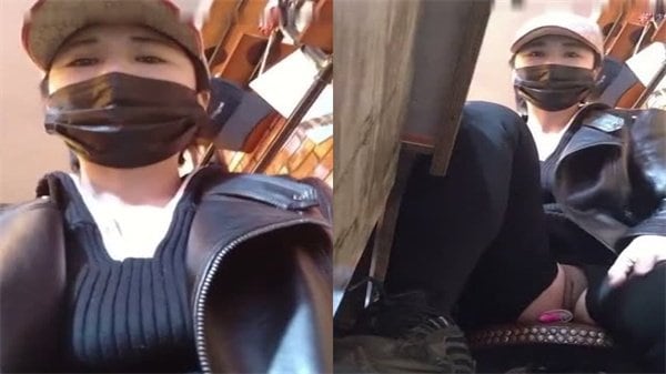低调的是骚浪大排档老板娘穿着开裆裤带着跳蛋做生意.