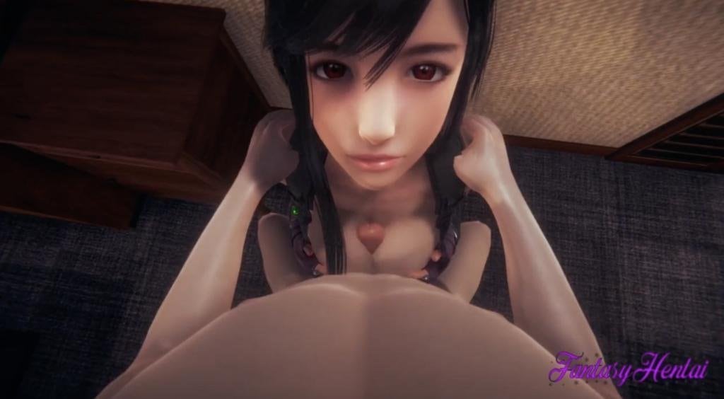 最终幻想3D 巨乳蒂法被狂射 奶子小穴嘴全爆浆