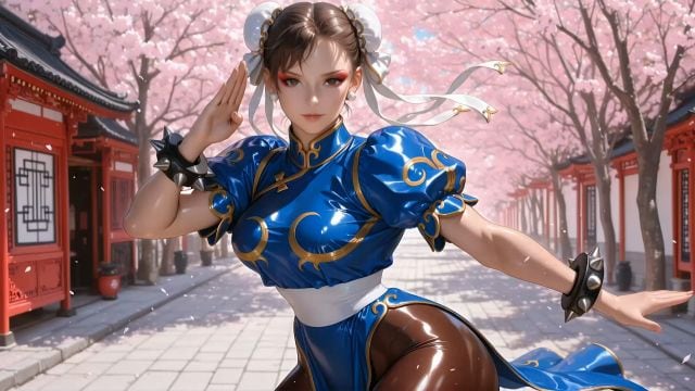 春丽、繁花与阳光